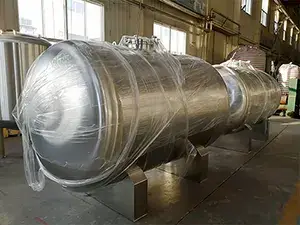 Horizontal Purified Water Tank, SS316L/SS304