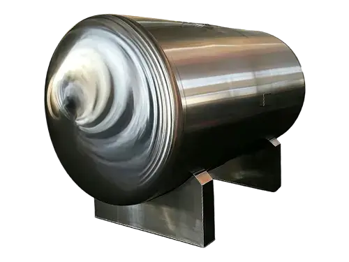 Horizontal WFI Storage Tank, SS316L/SS304