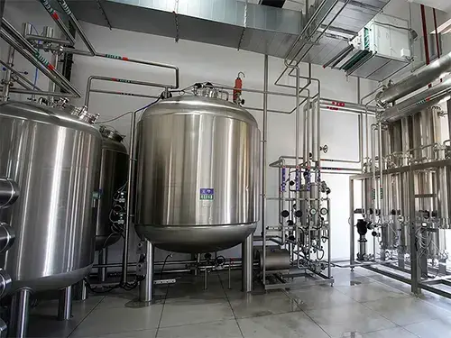 Vertical Purified Water Tank, SS316L/SS304